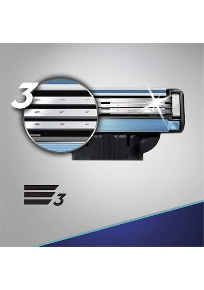 Gillette Mach3 Yedek Başlık 4'lü