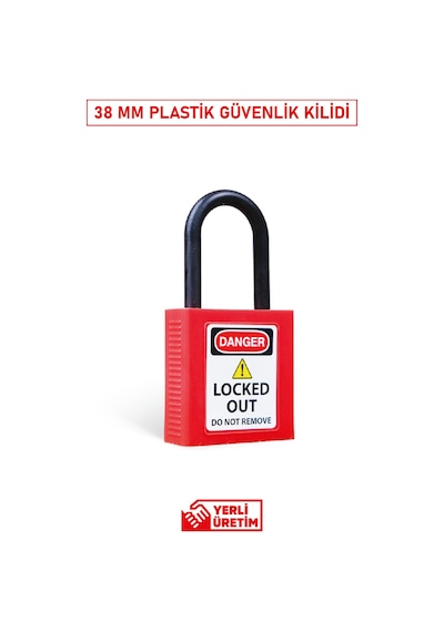 Bbu Safety Güvenlik Kilidi Plastik Kanca 38 Mm Endüstriyel Güvenlik Ve Loto Sistemleri