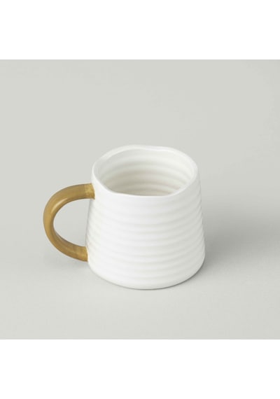 Linens Tracel Porselen 350 Ml Kupa Hardal-ekru