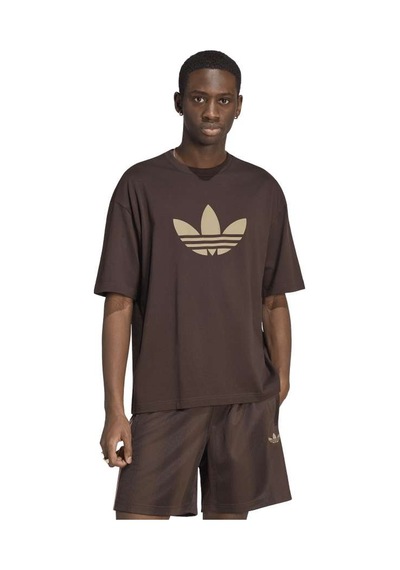 Adidas Trefoıl Erkek Spor Tişört - Kq8922 Kahverengi