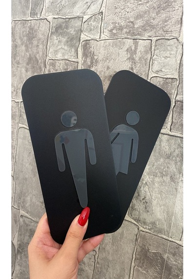 Black Cool Kabartmalı Seri WC Yönlendirme Seti
