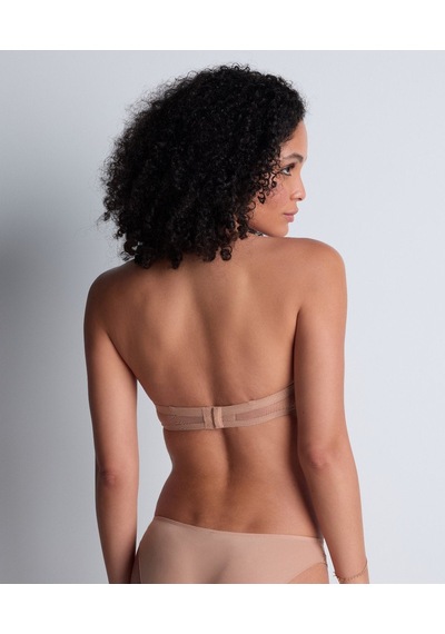 Aubade Sheer Emotion Bandeau Sütyen, Balenli, Çıkarılabilir Askılı Ve Grafik Işlemeli Model Bej Aubade Sheer Emotion Bandeau Sütyen, Balenli, Çıkarılabilir Askılı Ve Grafik Işlemeli Model Bej