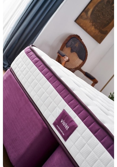 Nironyatak Niron Violet 180X200 Çift Kişilik Gizli Pedli Yatak Full Ortopedi