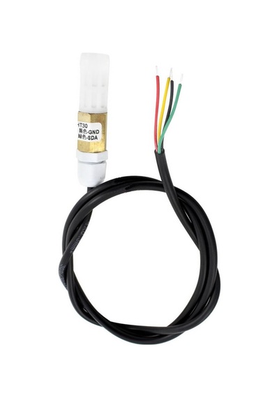 90cm Kablolu Su Geçirmez Sht30 I2c Sıcaklık Ve Nem Sensörü -40c / 125c Dijital Klima Termostat