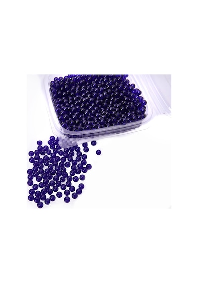 Su Kabağı Boncuğu 4 Mm Deliksiz 35 Gr Lacivert Renk Diğer
