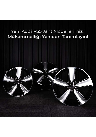 18" İnç 5x112 Audi Rs5 Kalıp İthal A3 A4 A5 Uyumlu Jant