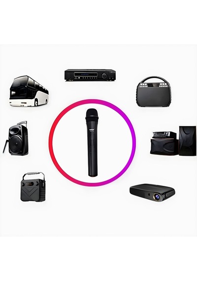 Hpytech Kablosuz El Mikrofonu + Usb Alıcı ,karaoke