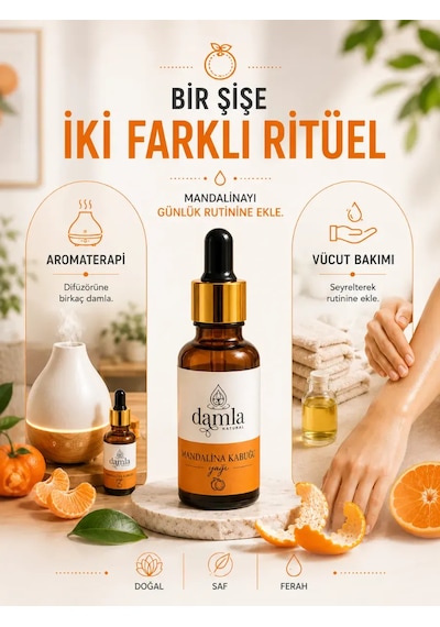 Biodamla Natural Mandalina Kabuğu 20 Ml