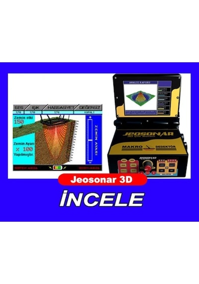 Jeosonar 3D Dedektör
