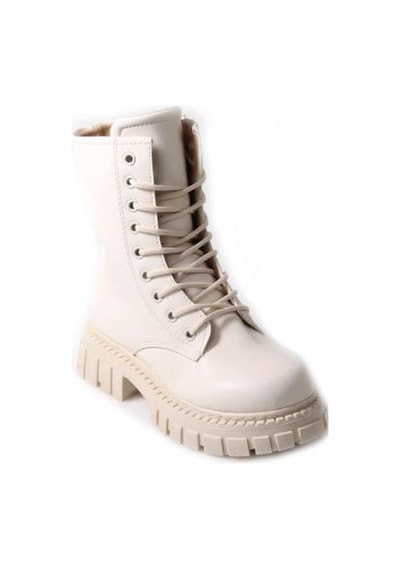Papuçcity Sprs 02987 Kız Çocuk Postal Bot Krem