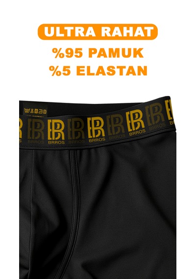 Maksfd Erkek 3 Lü Pamuklu Boxer Set Rahat Ve Esnek İç Giyim Erkek Boxer - Brros Modeli Siyah Maksfd Erkek 3 Lü Pamuklu Boxer Set Rahat Ve Esnek İç Giyim Erkek Boxer - Brros Modeli Siyah
