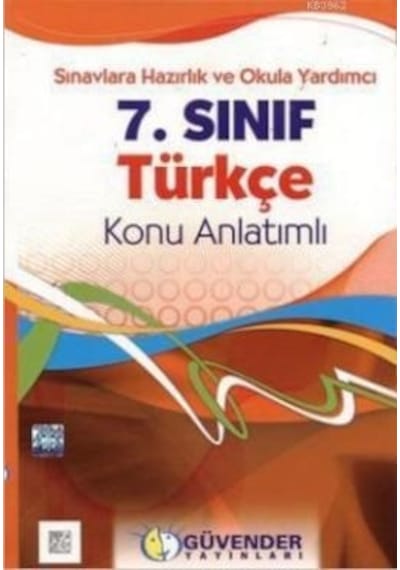 7. Sınıf Türkçe Konu Anlatımlı Güvender