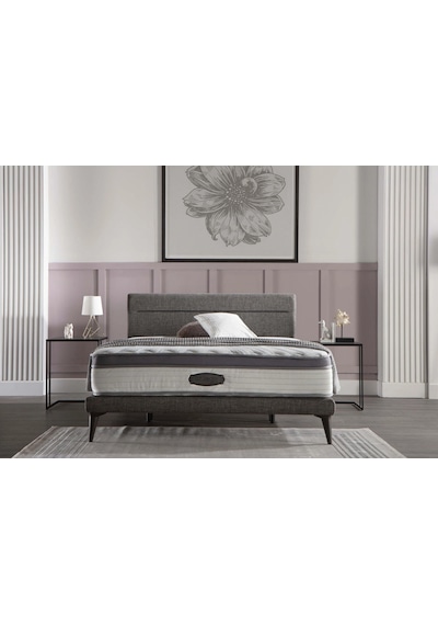 Bellona Flexy Baza Başlık Takımı - Gri 160x200