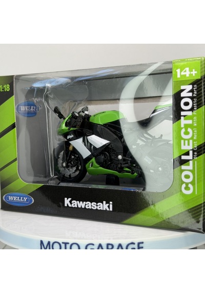 Kawasaki Ninja Zx-10r 1:18 Diecast Motosiklet Modeli