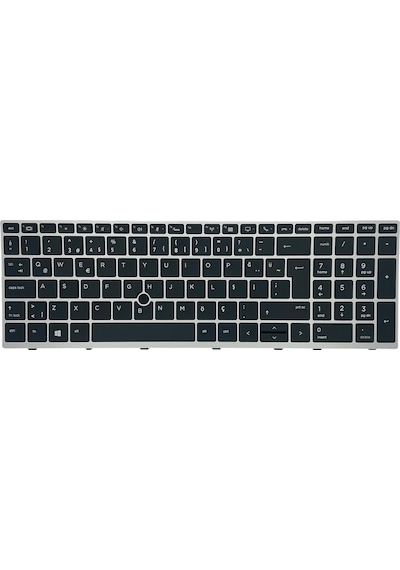 Hp Uyumlu Elitebook 850 G6 7jc94av , 850 G6 8bv01ec Işıklı Klavye Siyah Tr Gümüş Çerçeveli
