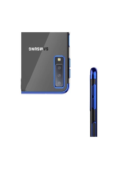 Samsung Galaxy Uyumlu A9 2018 Stantli Köseleri Renkli Seffaf Kilif 318089103 - Renk-Kampanya / Siyah-Nano Ekran Koruyucu(+25 Tl)