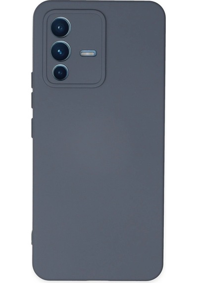 Cosmotex Newface Vivo V23 5g Kılıf Nano İçi Kadife Silikon - Gri