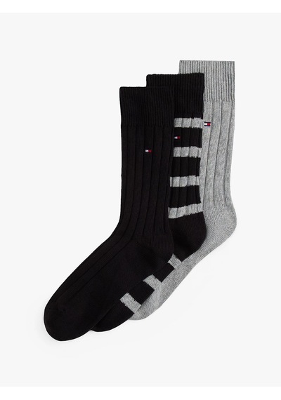 Tommy Hilfiger Tommy Hılfıger Erkek 3 Lu Çorap 701235377-002 Çok Renkli