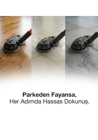 Fantom P6100 Pluto Plus 500 W Moplu Dikey Elektrikli Süpürge