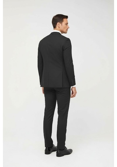 İgs Erkek Füme Slim Fit Dar Kalıp Klasik Takım Elbise-23991
