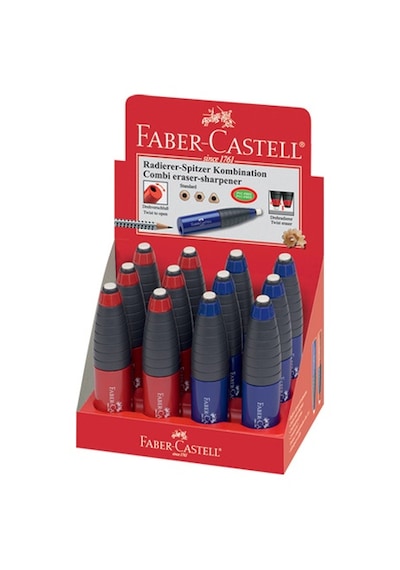 Faber Castell Silgili Kalemtıraş Renkli 184401
