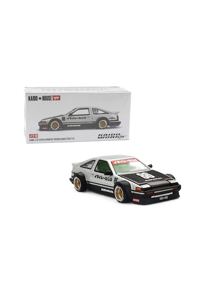 Kaido House Mini Gt Khmg218 Toyota Sprinter Trueno Ae86 Kaido Street V2 1:64 Model Araba Beyaz