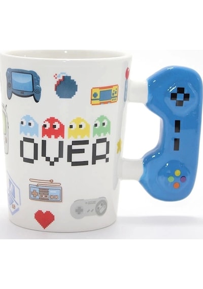 Porselen Game Over Kupa Bardak Alk2558 Renkli