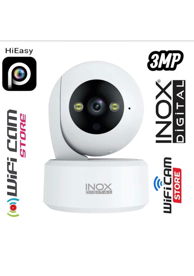 Inox X108 İç Ortam 3mp Wifi Akıllı Güvenlik Kamerası