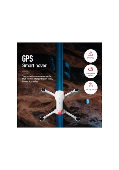 F10 Gps 6k Çift Kameralı Akıllı Dönüş Özellikli Drone Çift Batarya 2km Menzil 25 Dk Uçuş Süreli