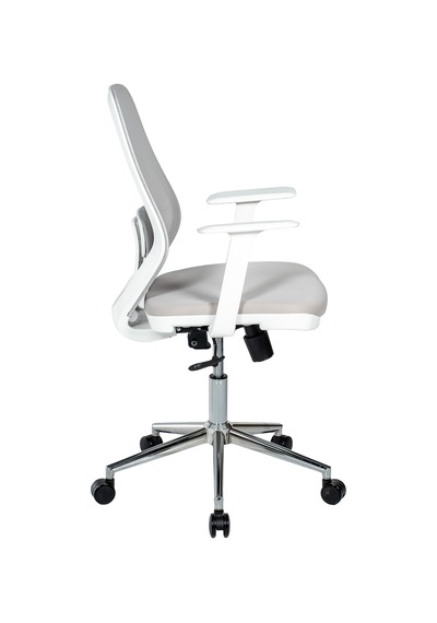 Ofisbazaar Dali Beyaz Fileli Çalışma Koltuğu Ergonomik Şef Ve Toplantı Koltuğu Gri Gri