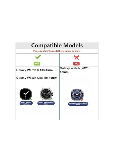 Samsung Galaxy Uyumlu Watch 8 40mm 44mm Classic 46mm Kordon Spor Silikon Band İprenkli