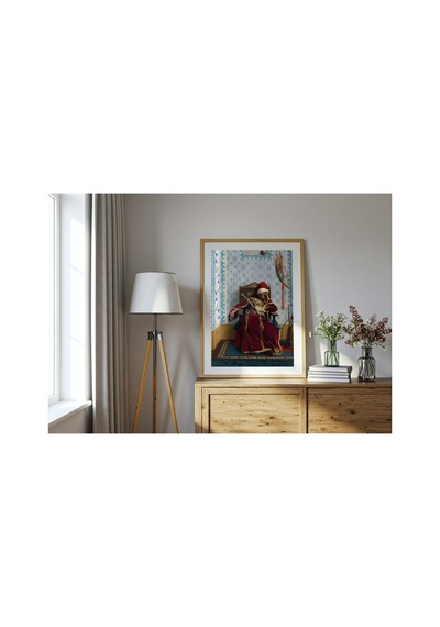 Osmanlı Gérôme Markos Botsaris Çerçevesiz Poster 21x30 Cm A4 Tablo Osmanlı Türk Resmi Duvar Dekoru