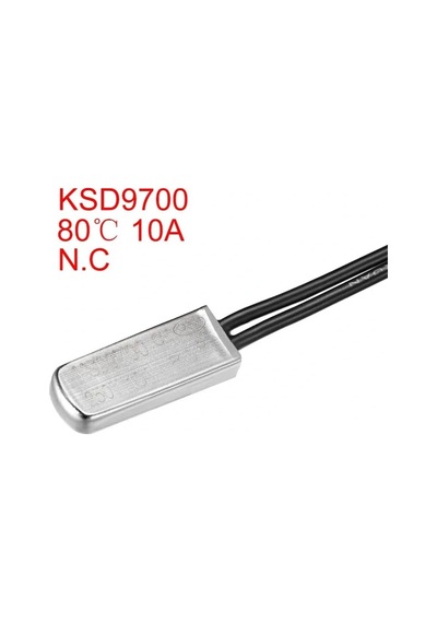 Ic-270 Termostat Kablolu Tip Normalde Kapalı Ksd9700 Nc 10a 80c