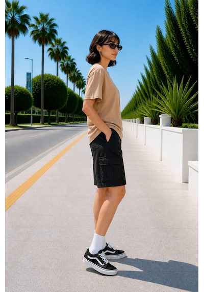 Alexandergardı Basic T-shirt Bej