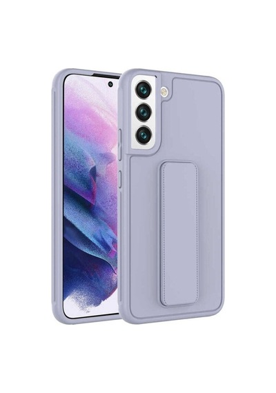 Galaxy S22 Plus Kılıf Zore Qstand Kapak Gri