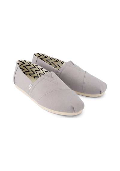 Espadril / Keten Erkek 10020857 Toms Alpargata Recycled Cotton Canvas Drizzle Grey Grey Gri