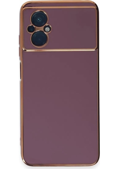 Xiaomi Poco M5 Kılıf Volet Silikon - Mor -