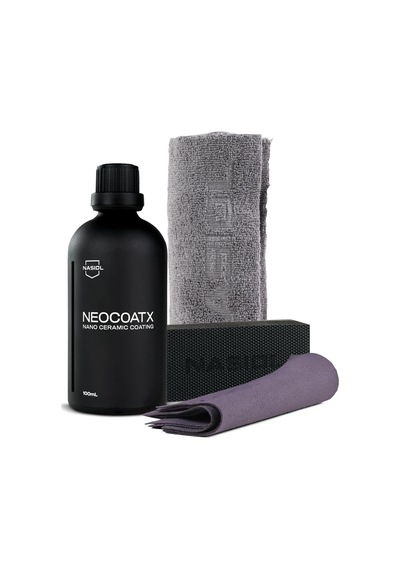 Nasiol Neocoatx Nano Seramik Kaplama Ve Mikrofiber Bez, Uygulama Takozu, Süet Bez Seti