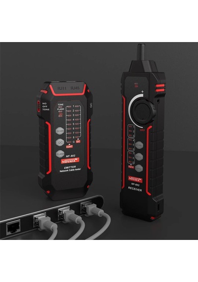 Ayt Noyafa Nf-802 Rj11 Rj45 Kablo Bulucu Test Aleti Ethernet Kablosu İnternet Kablo Bulucu Ölçüm Cihazı