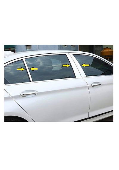 Renault Megane 4 Krom Cam Direği Sağ Sol Takım 6 Prç 2016-2025 Uyumlu