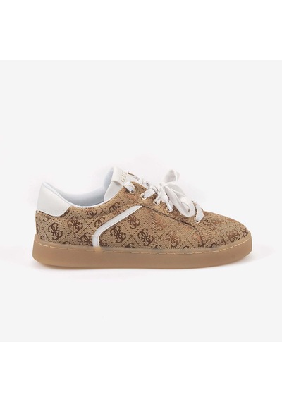 Guess Kadın Vegan Spor & Sneaker Ayakkabı Flfjarfal12 Bej - Kahverengi
