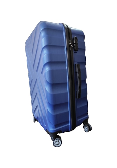 Mygeppetobag %100 Abs Kullanışlı Darbeye Dayanıklı Bavul&valiz Kabin Boy Lacivert