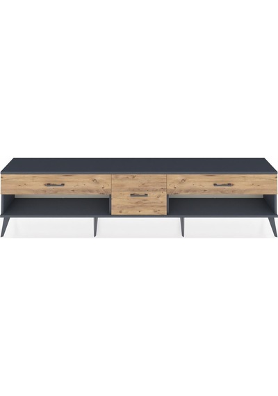 Arges Tv Ünitesi 3 Çekmeceli 220x30x51 Antrasit-çam Atlas Çam/atlas Çam - Antrasıt Arges Tv Ünitesi 3 Çekmeceli 220x30x51 Antrasit-çam Atlas Çam/atlas Çam - Antrasıt