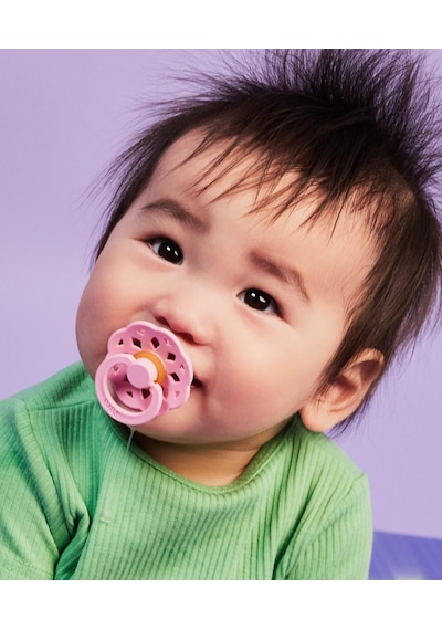 Bibs Boheme Kauçuk Emzik - Baby Pink 6-18 Ay
