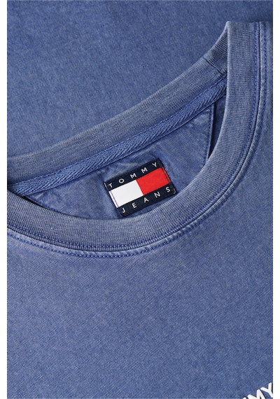 Tommy Hilfiger Tjm Reg Tj Repeat Ss Tee Erkek Mavi T-shirt - Dm0dm23180