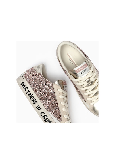 Sneaker Günlük Kadın 20008pp7.26 Crime London Dıstressed 26/c08 Lplatinium Platinium Çok Renkli