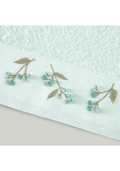 Linens Oline Pamuk 50x85 Cm Yüz Havlusu Mint 450 G/m²
