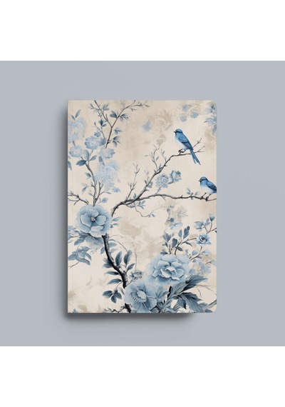 Sonsuzluk Dalları Defter Mavi Yeşil