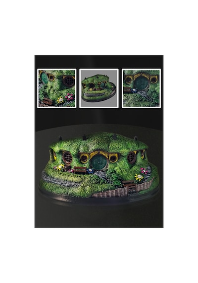 Yüzüklerin Efendisi Hobbit Ev Figür,yüzüklerin Efendisi Hediye,hobbiton Heykel Figür