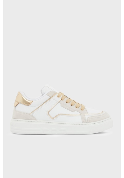Emporio Armani Bayan Ayakkabı Ew003081 Af25727 Mz773 Beyaz-gold Beyaz-gold